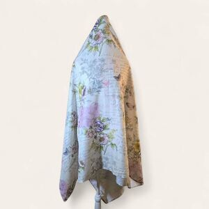 Rectangular Spring Floral And Butterfly Tablecloth